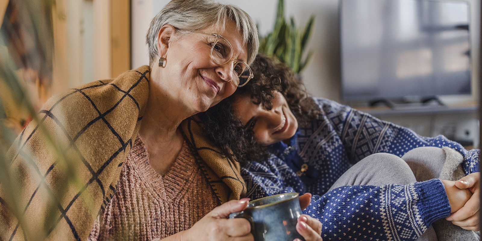 Grandmother with grandchild